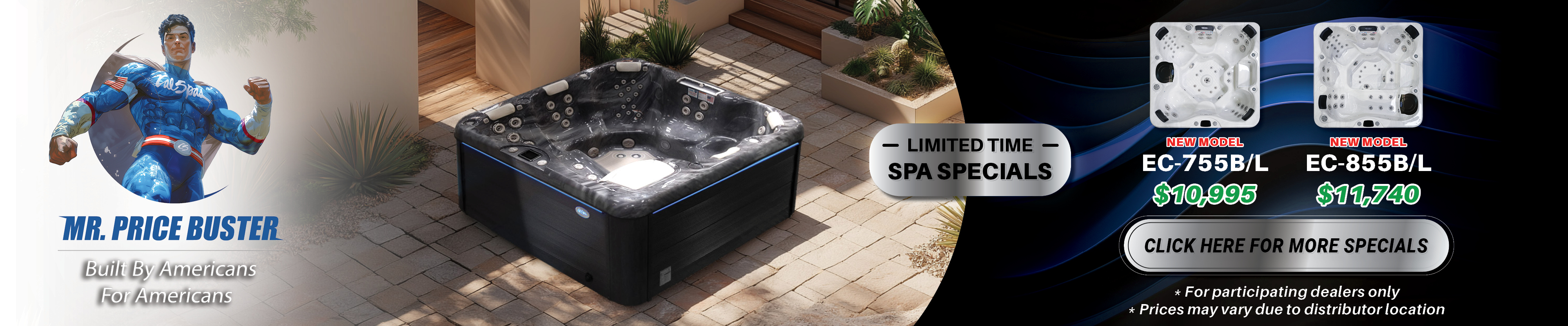 Calspas hot tub being used in a family setting - Tulare